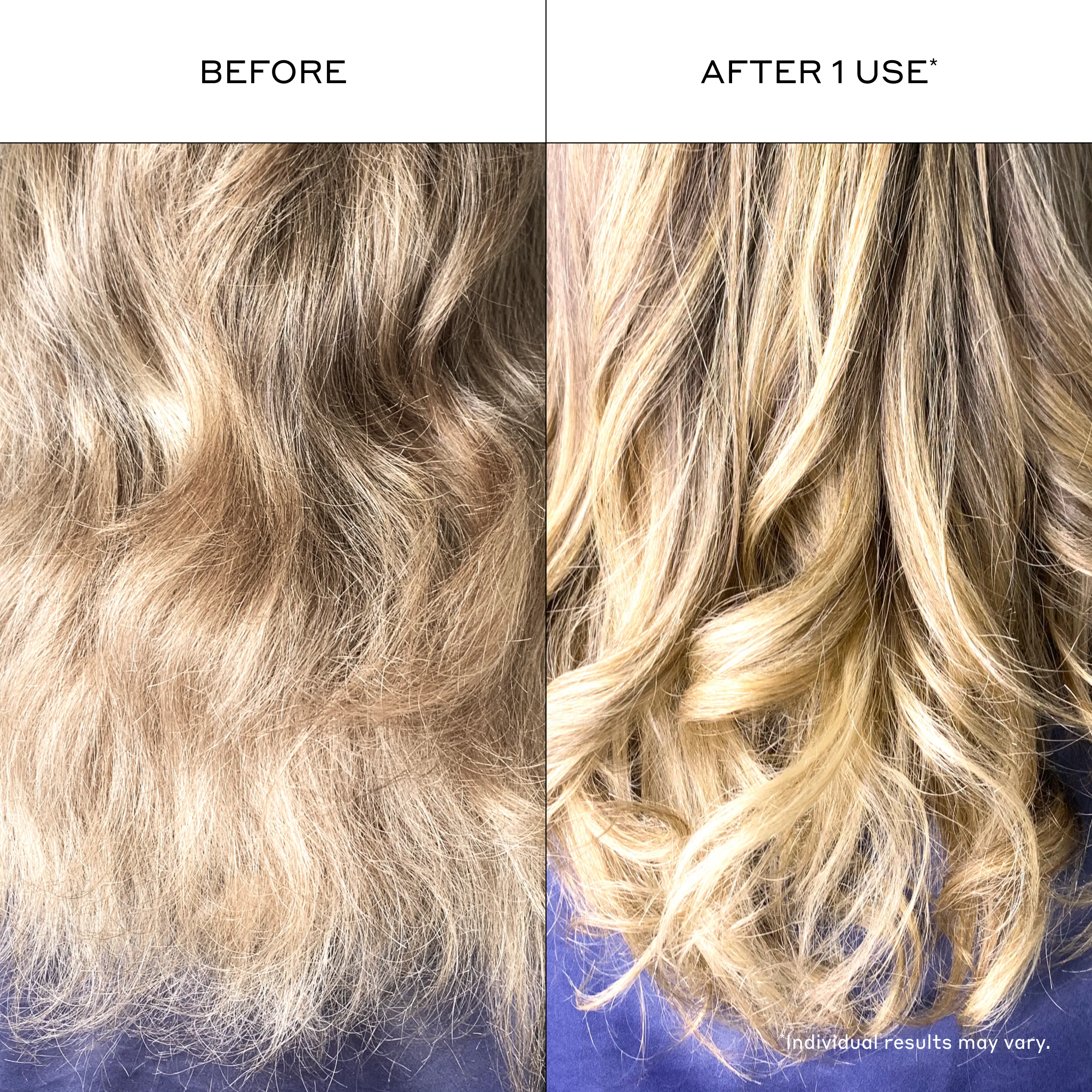 Zenagen Repairacle Spray before-and-after graphic featuring the Repairacle Spray bottle and hair imagery.