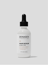 Zenagen Hair Serum for fine and visibly thinning hair, lightweight daily scalp and hair serum that promotes fuller-looking, denser-looking hair with a non-greasy finish.